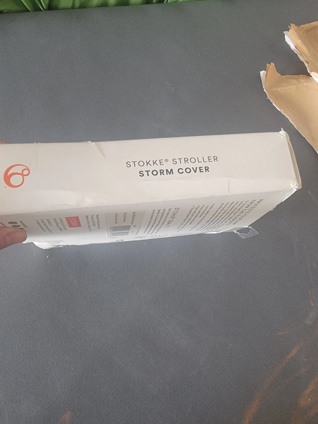 Stokke Stroller Storm Cover - Grey Melange - photo 4