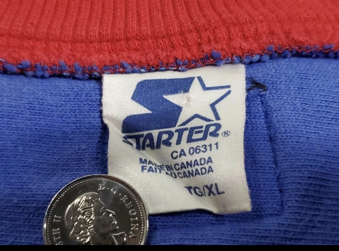 VTG 1992 Canadiens 3/4 sleeve jersey sz XL - photo 4