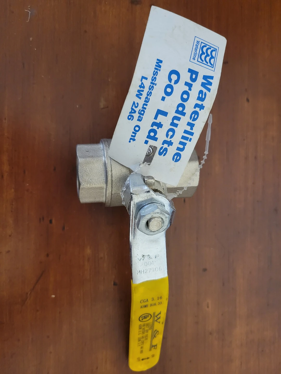 Waterline 3/4" Ball Valve