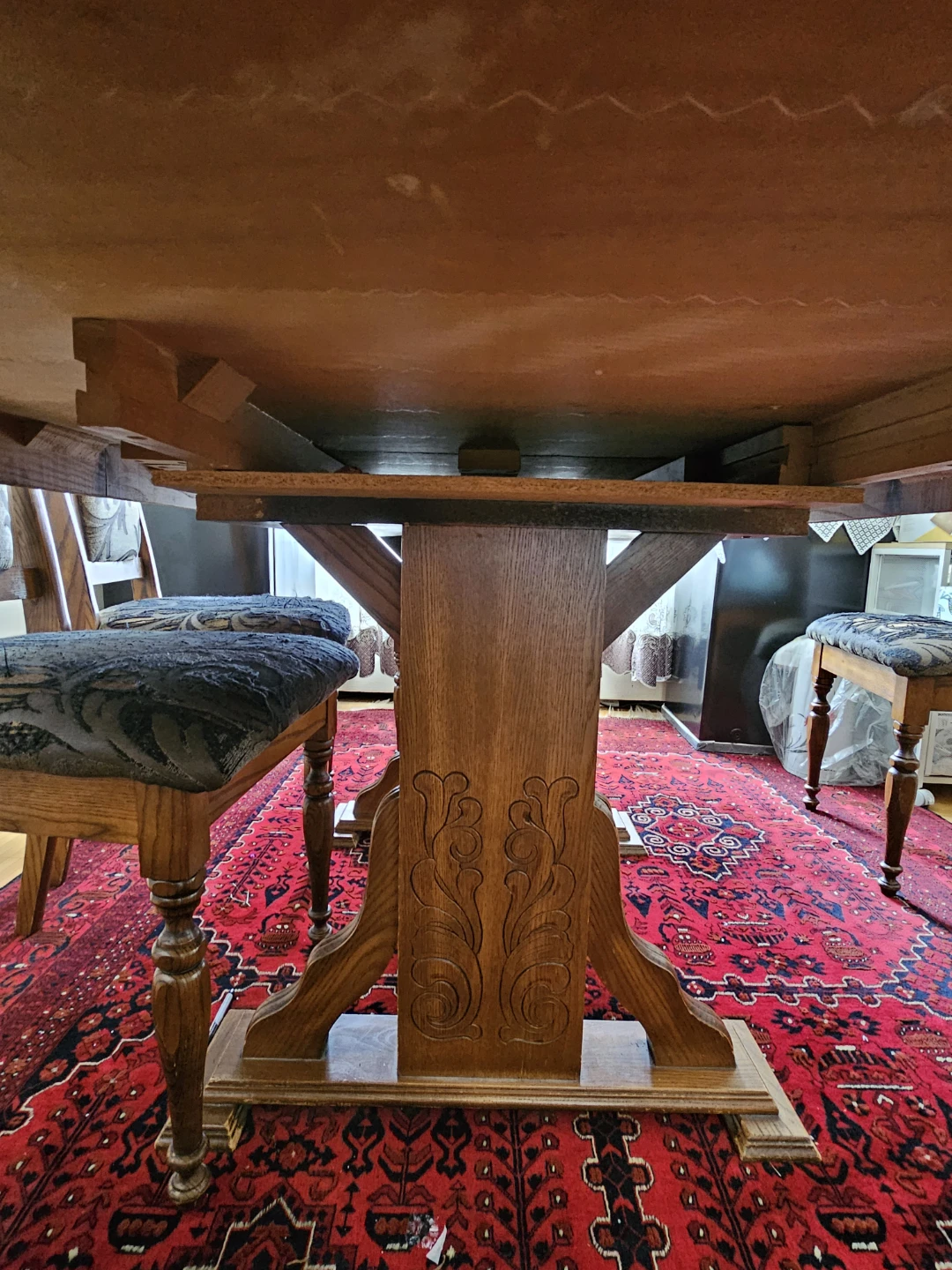 Wooden dining table - photo 3