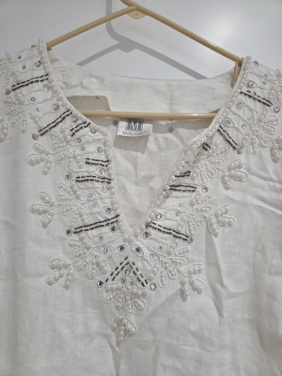 Madeleine French Tunic Top / Kurta - Beaded Embellishment - photo 2