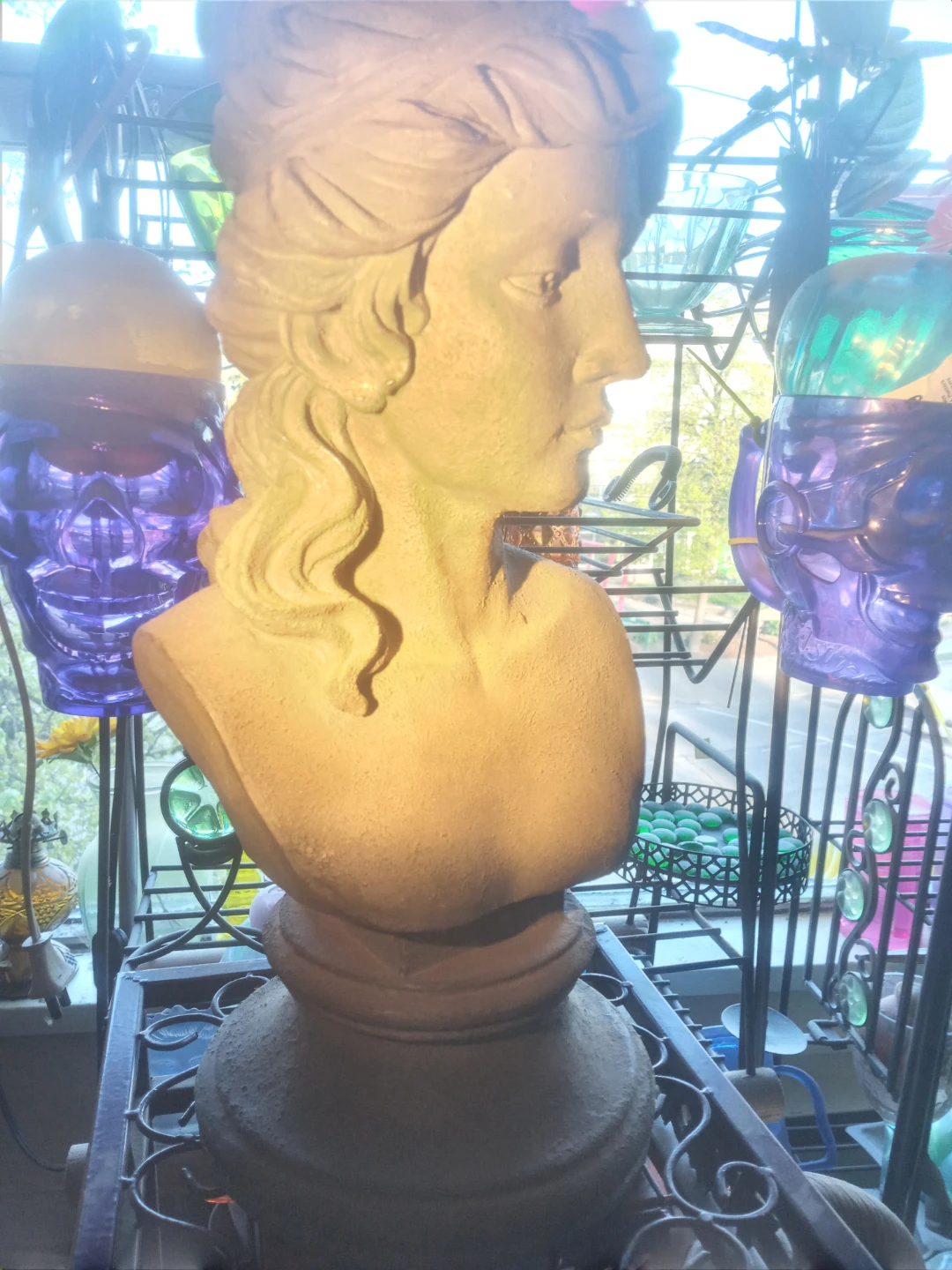 Stone Bust Statue
