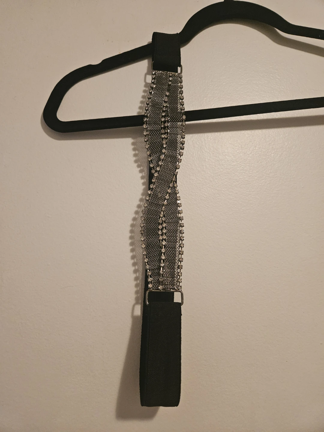 Sparkly Chain Belt with Rhinestones