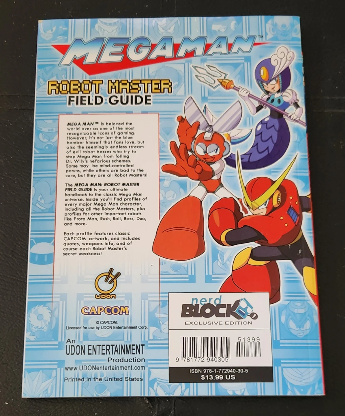 Mega Man Robot Master Field Guide (2014) Nerd Block Exclusive 🌱 - photo 2