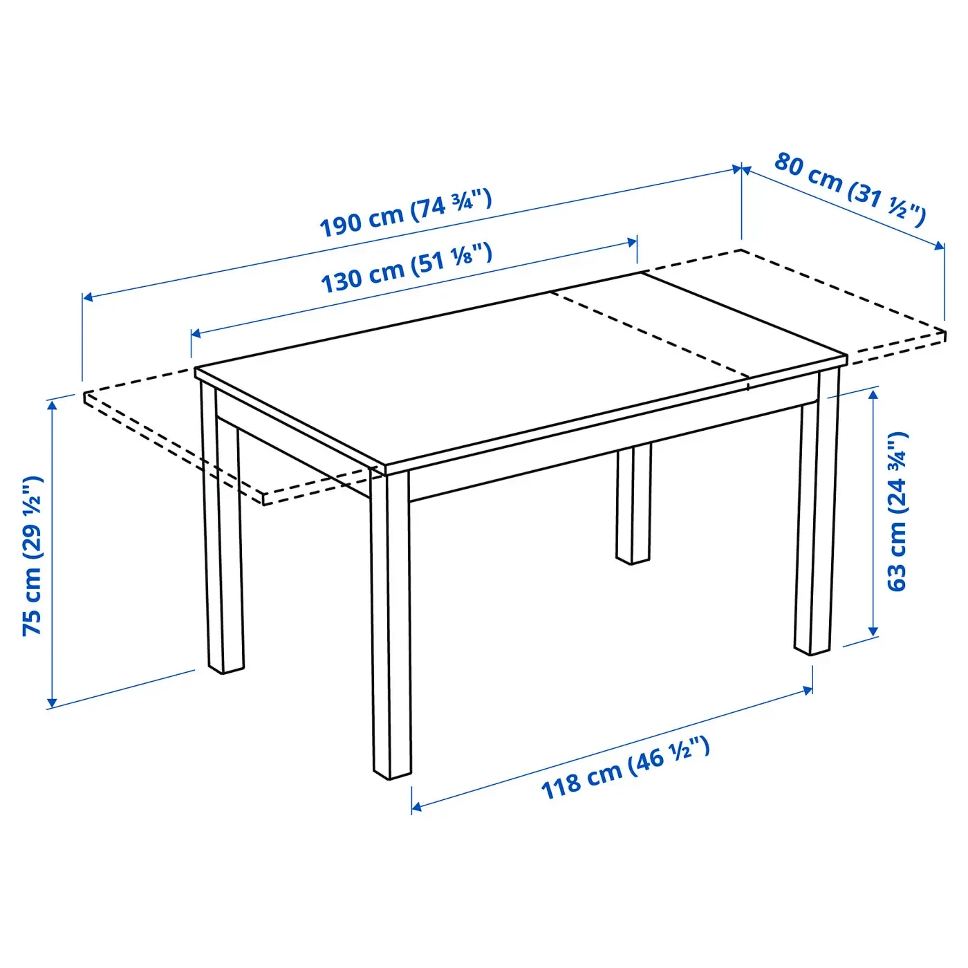 IKEA Extendable Dining Table with a bench and 4 chairs - photo 5