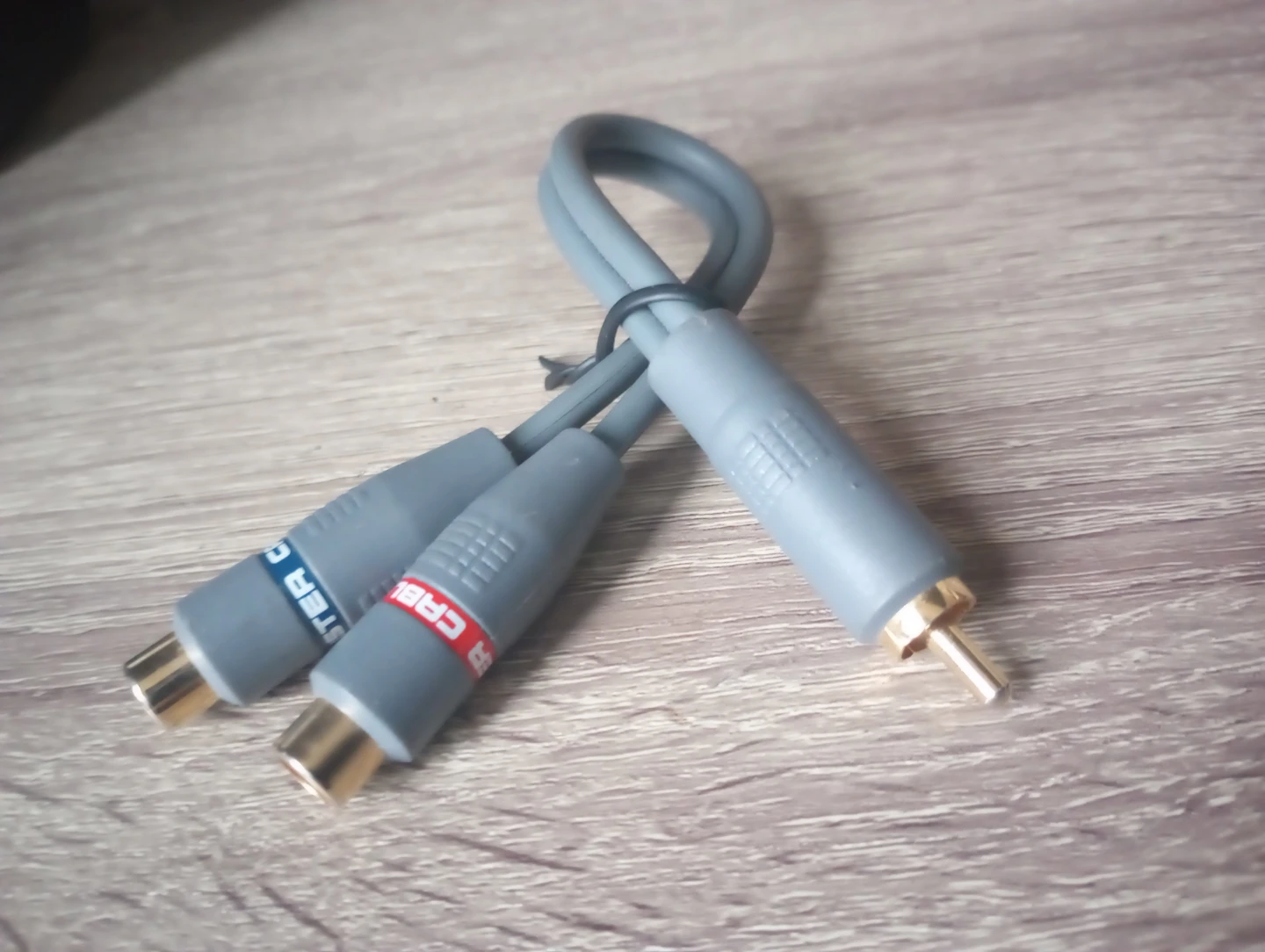 Monster RCA Splitter Cable 1 male to dual female stereo adapter - photo 2