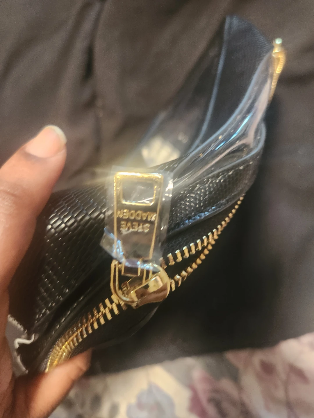Steve Madden Clear Cosmetic Bag - photo 2