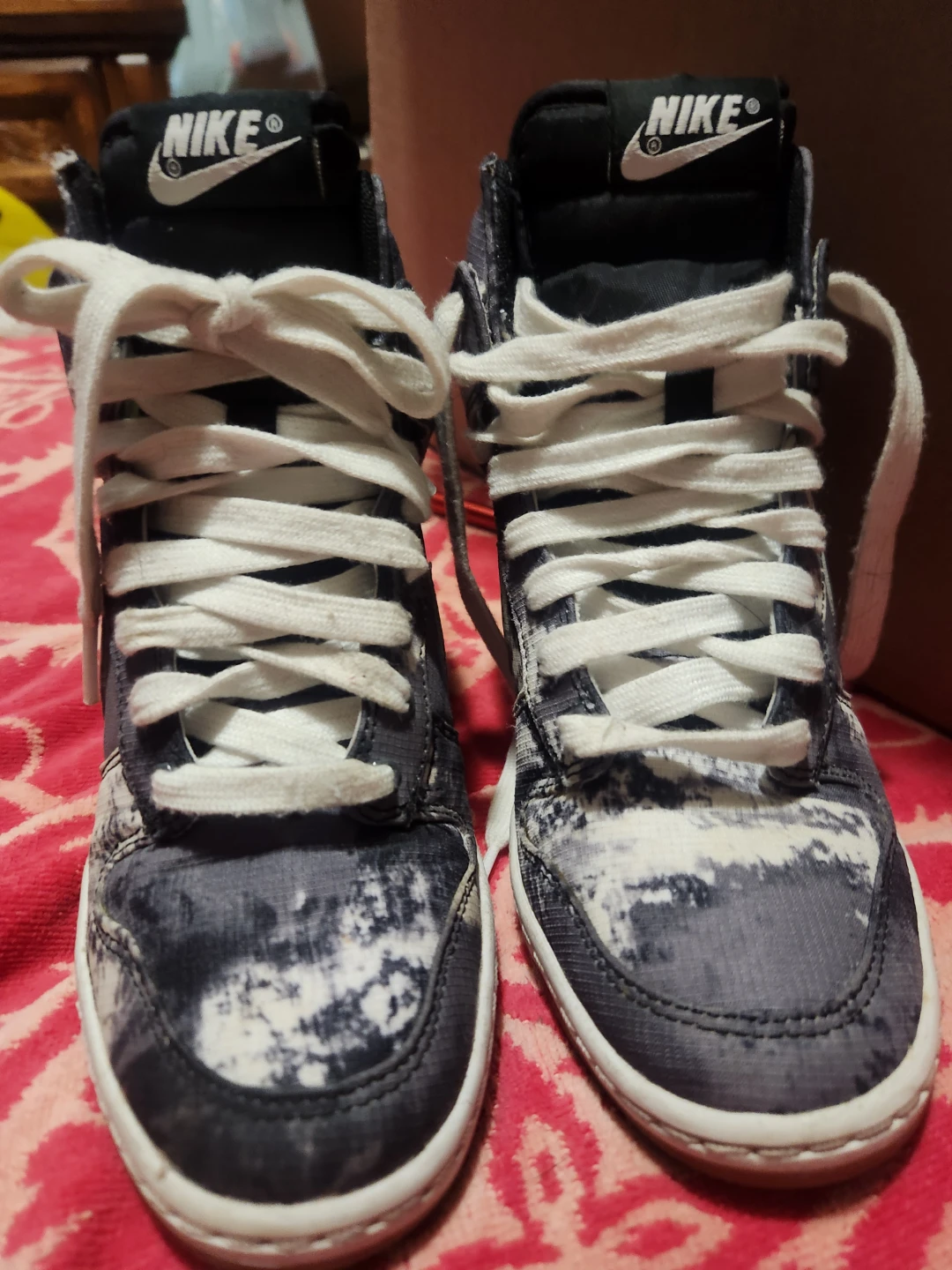 Nike Dunk Sky Hi Wedge Sneakers size 6 - photo 3