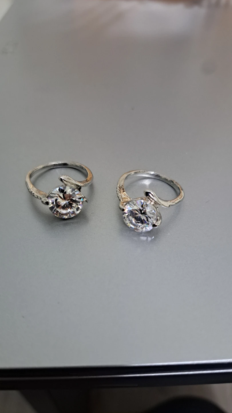 Two sparkly rings