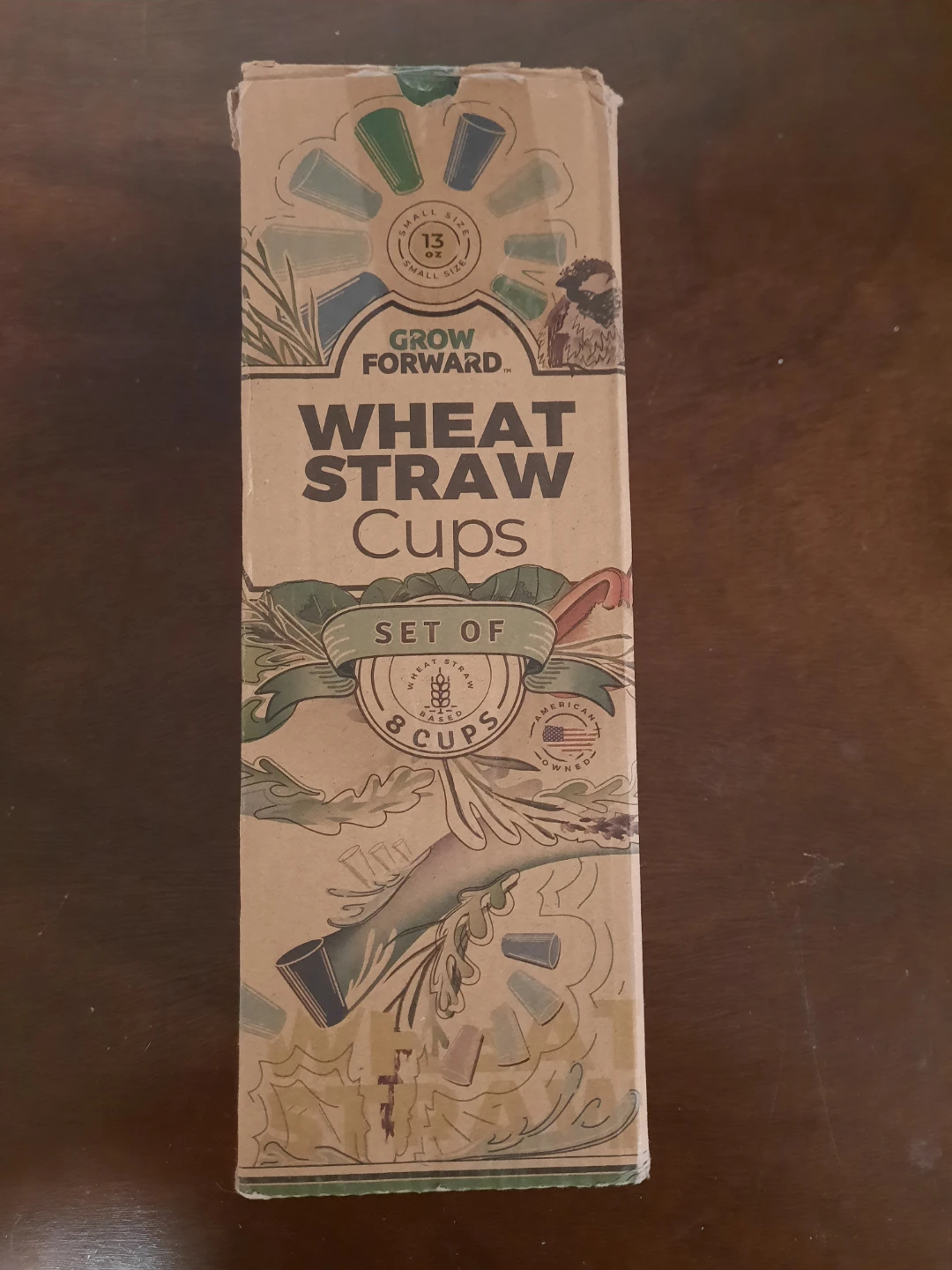 Wheat Straw Cups - Set of 8
