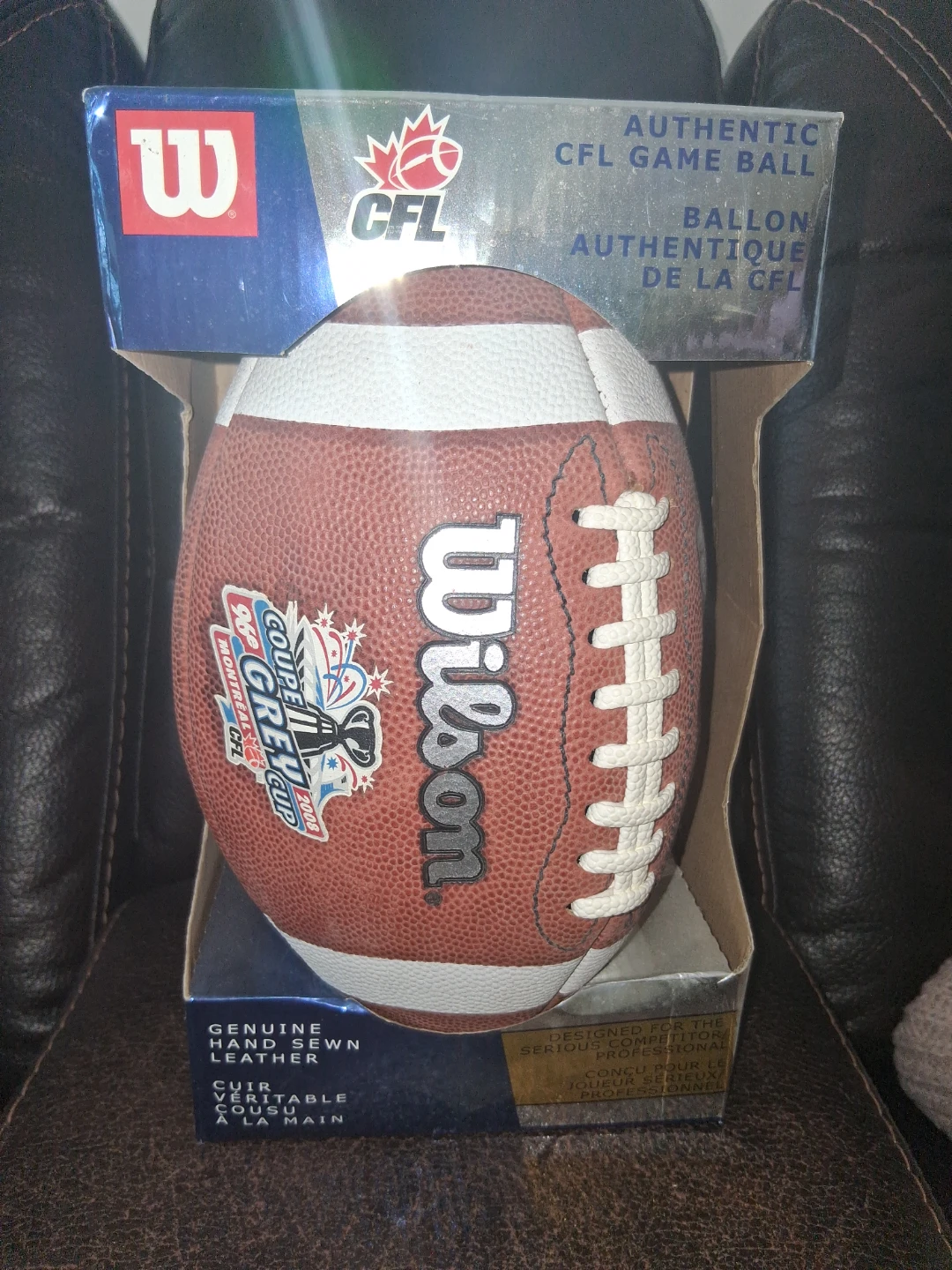 Wilson CFL Game Ball - 2010 Grey Cup Edition