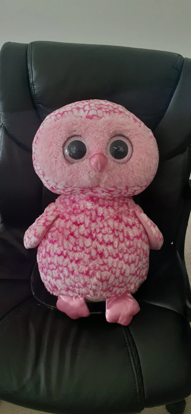 Pink Owl Plush Toy
