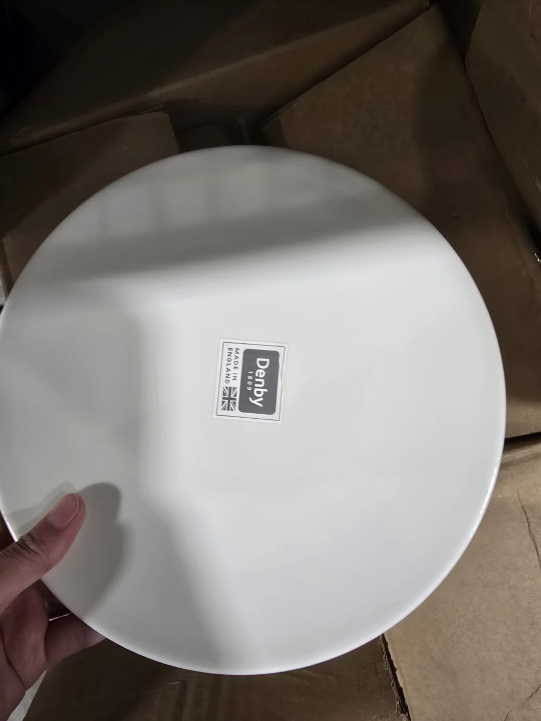 Denby White Bowl and Plate dinnerware Set 12 pcs