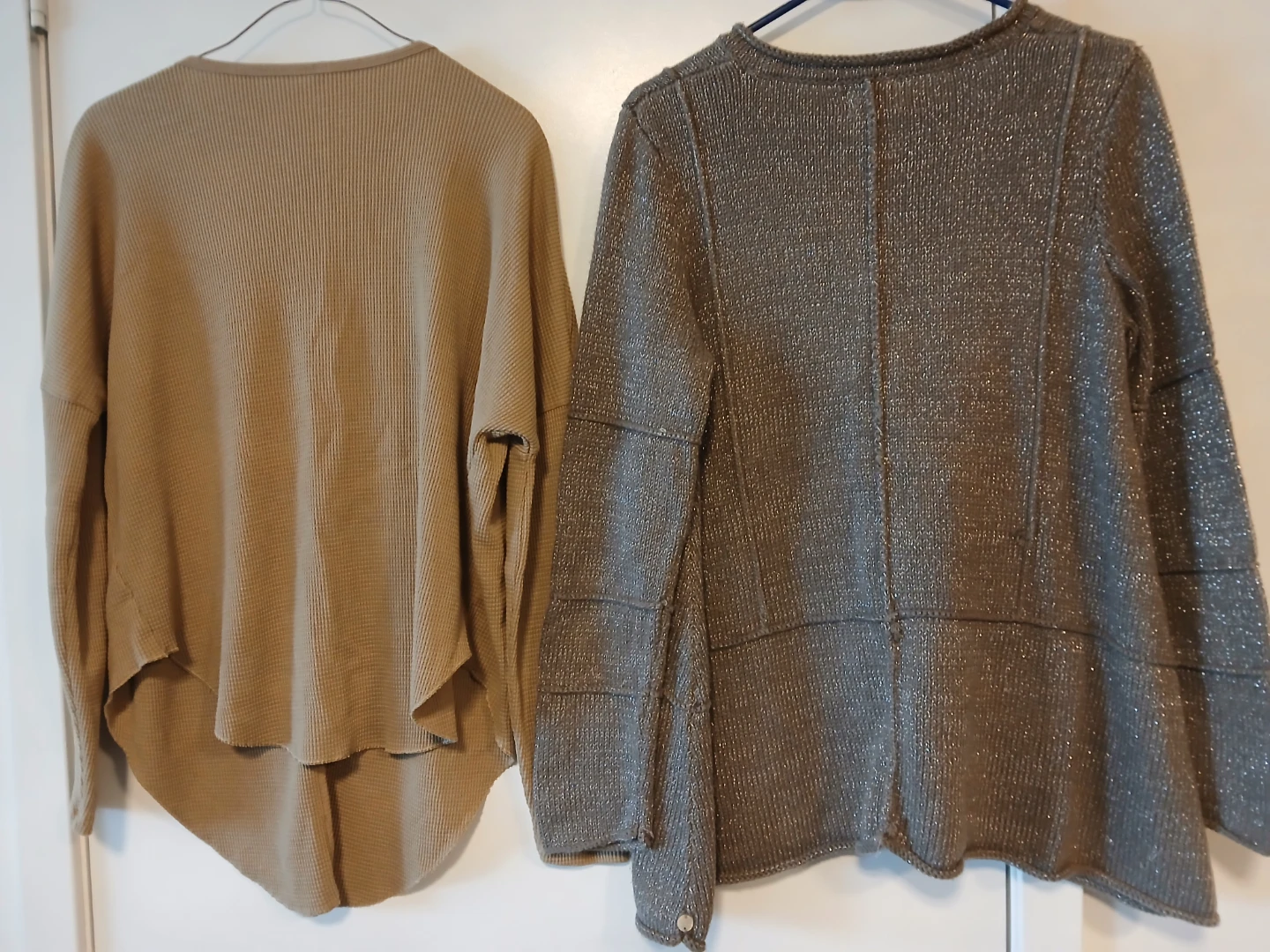 Waffle knit Cardigan &  Handknit Women's Sweater S/M. $8 EACH. - photo 2