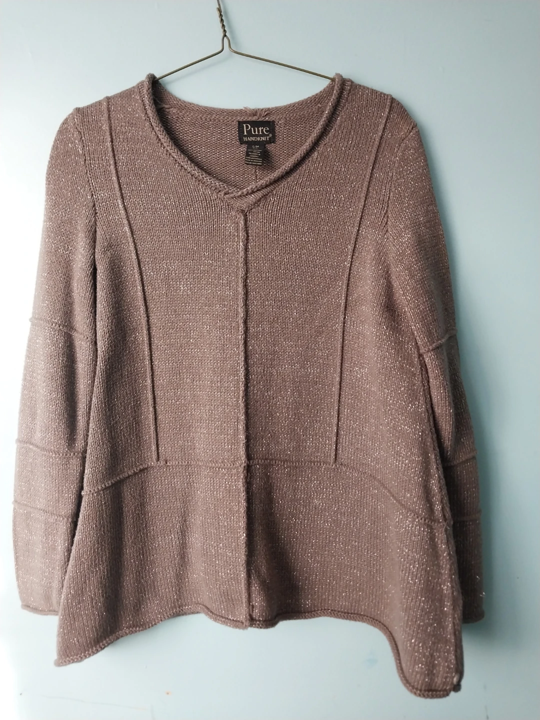 Waffle knit Cardigan &  Handknit Women's Sweater S/M. $8 EACH. - photo 4