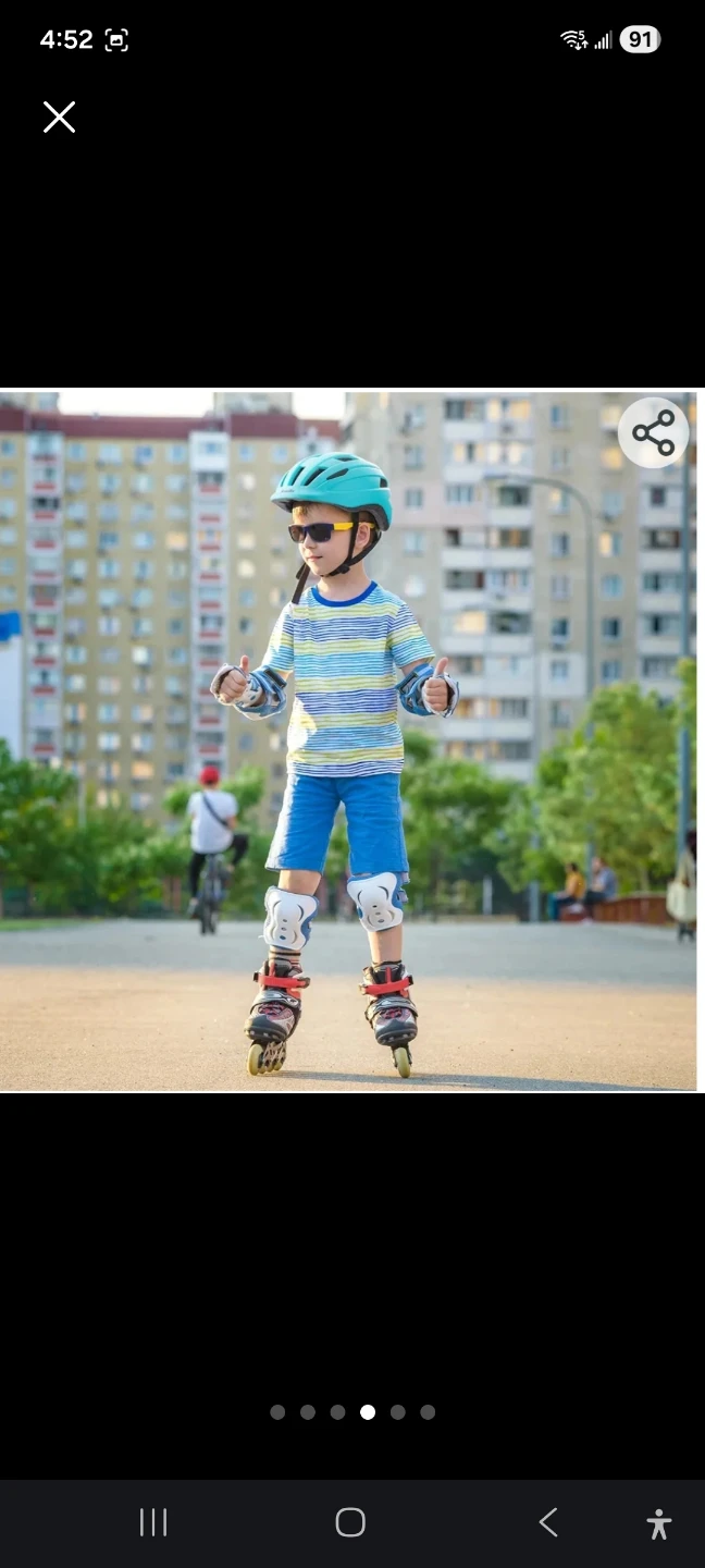 Kuulla Adjustable Toddler Bike Helmet - Teal