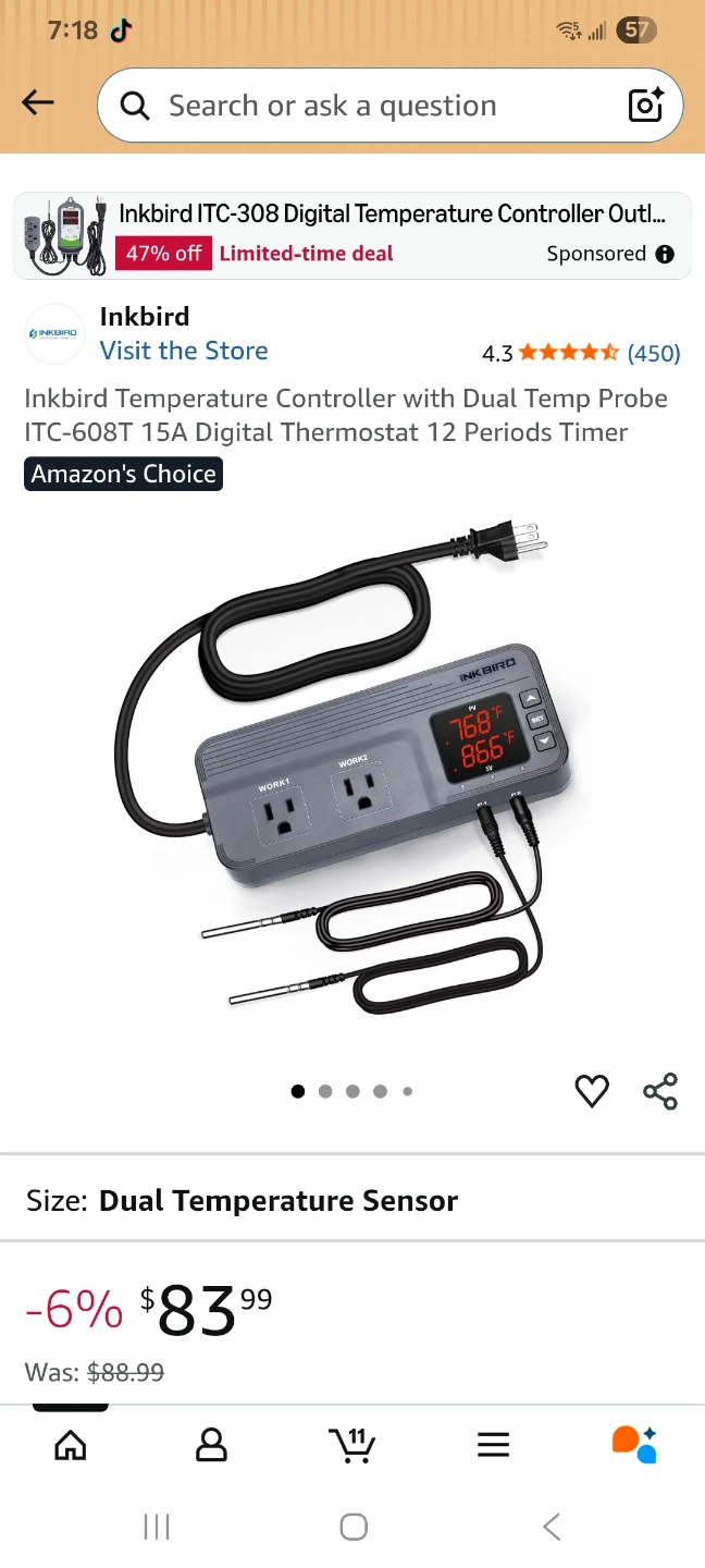 Inkbird ITC-308 Digital Temperature Controller