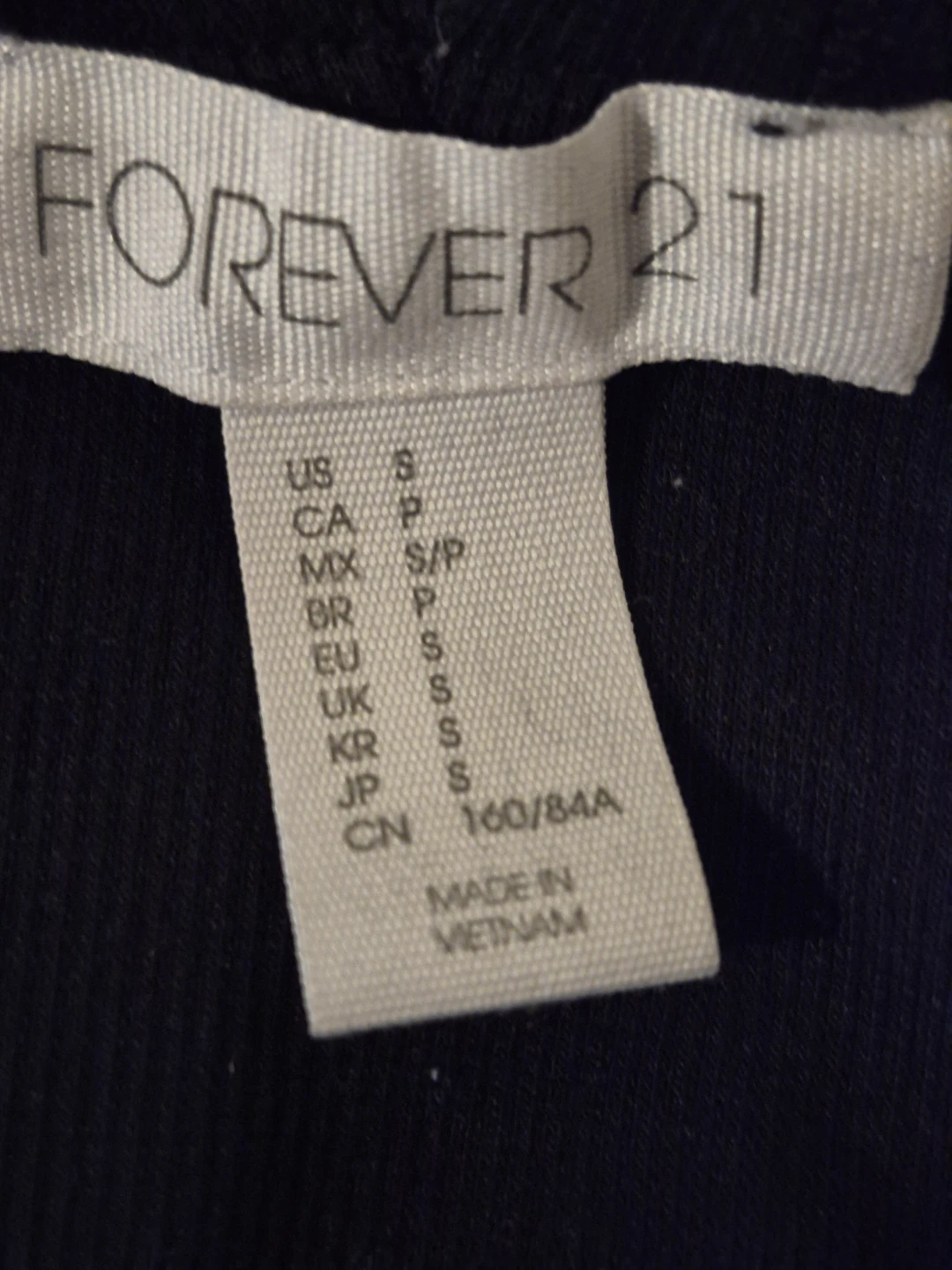 Forever 21 Black Ribbed Dress Size S - photo 3