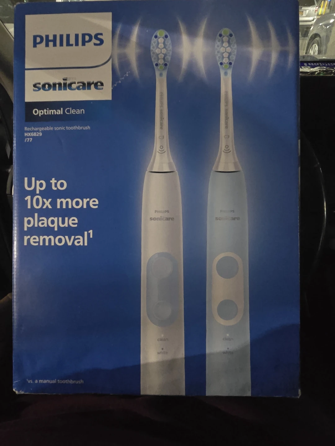 Philips Sonicare Optimal Clean Rechargeable Toothbrush HX6829