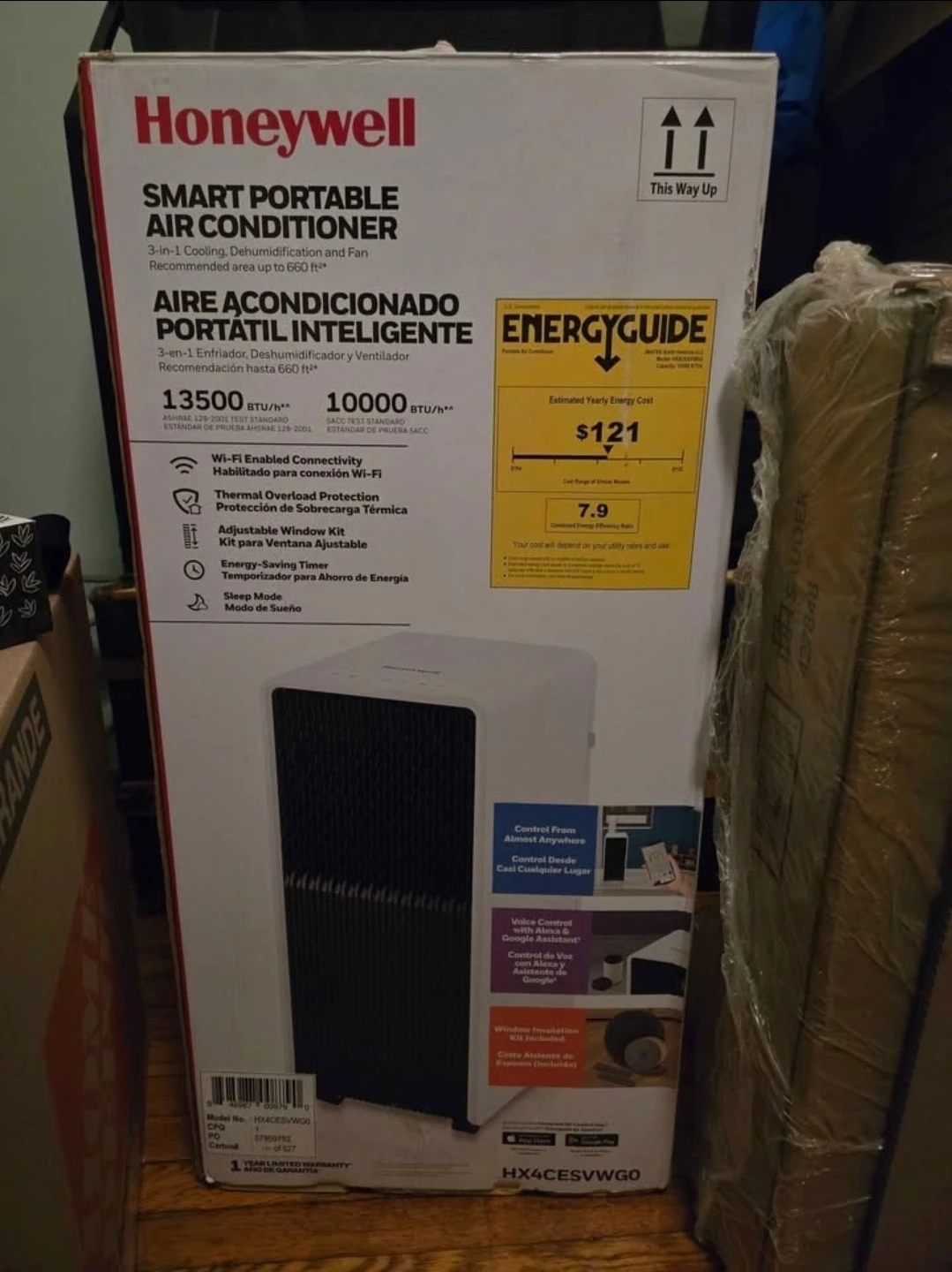 Air Conditioner 13500 BTU / Honeywell Smart Portable