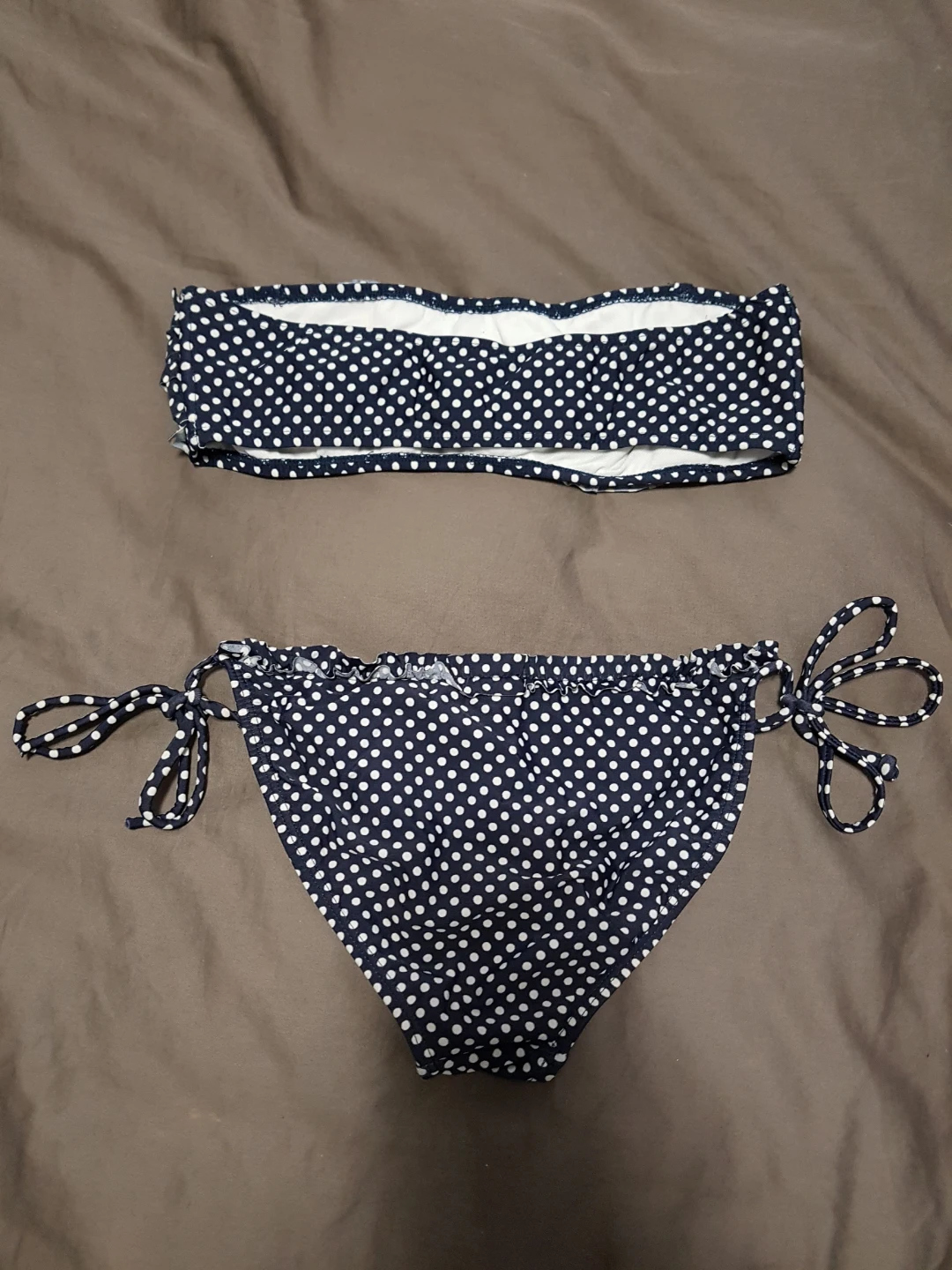 Twenty-one Women's Polka Dot Bikini Set - Size S bottom  M top - photo 2
