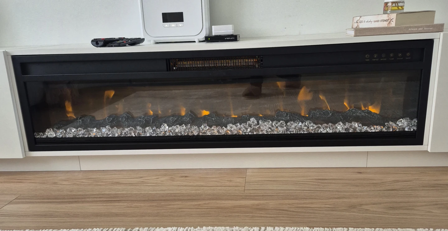 Claybrook 46 IN W Electric Fireplace Heater - photo 3