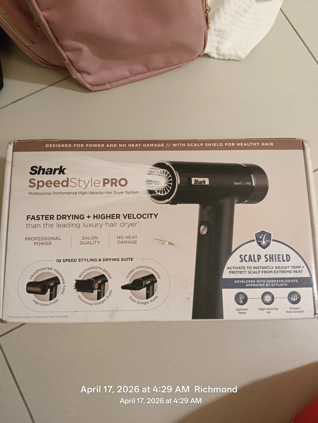 Shark SpeedStyle PRO High-Velocity Hair Dryer