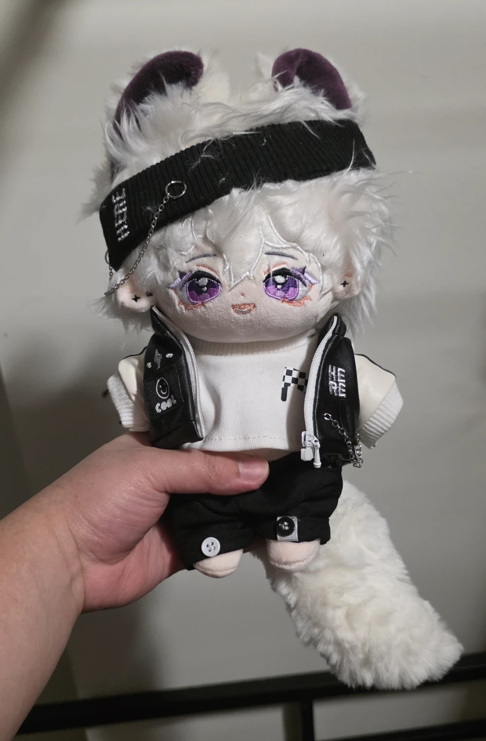 20cm Poseable Cotton Doll with Skeleton