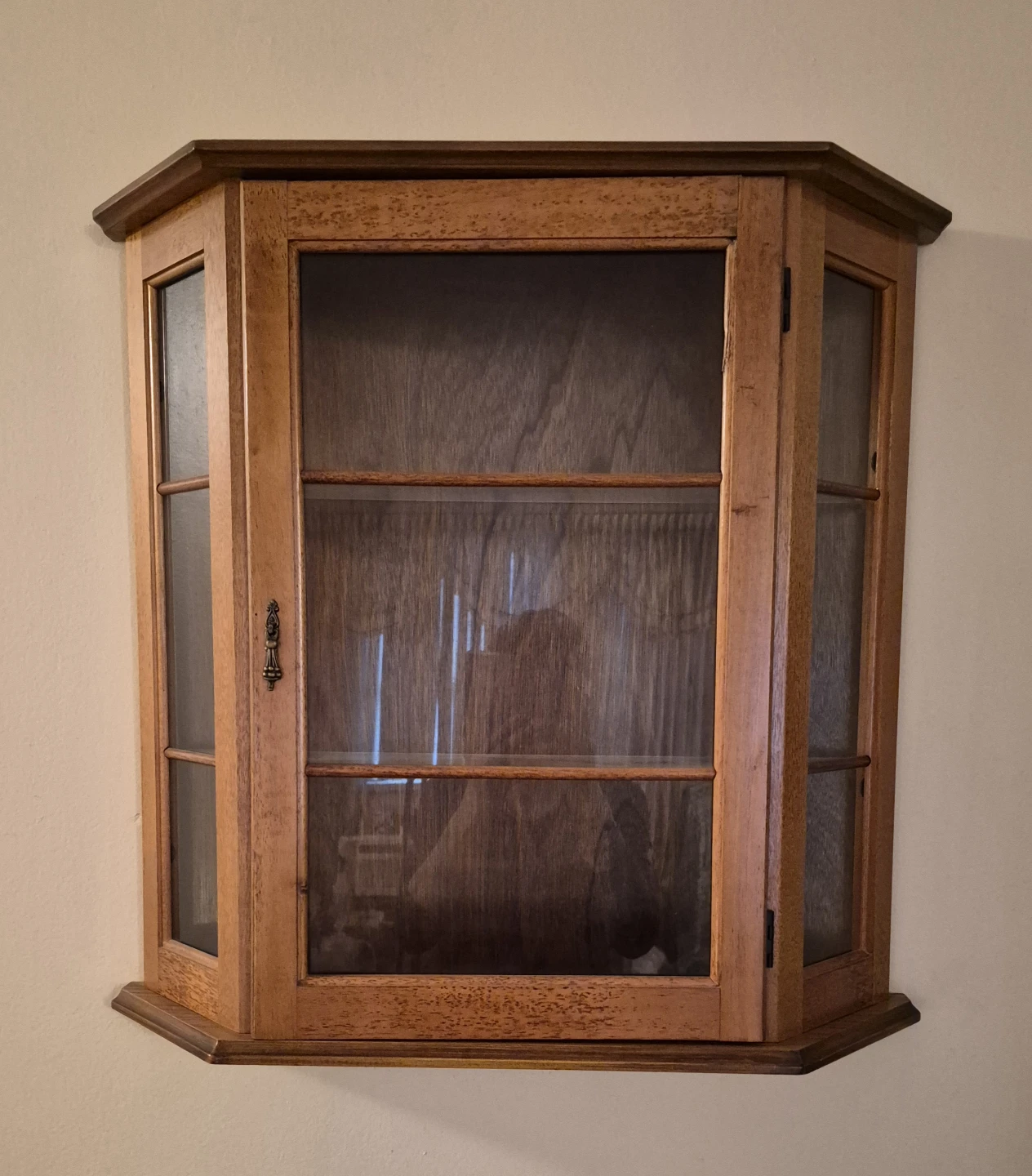 Wooden Wall Display Cabinet