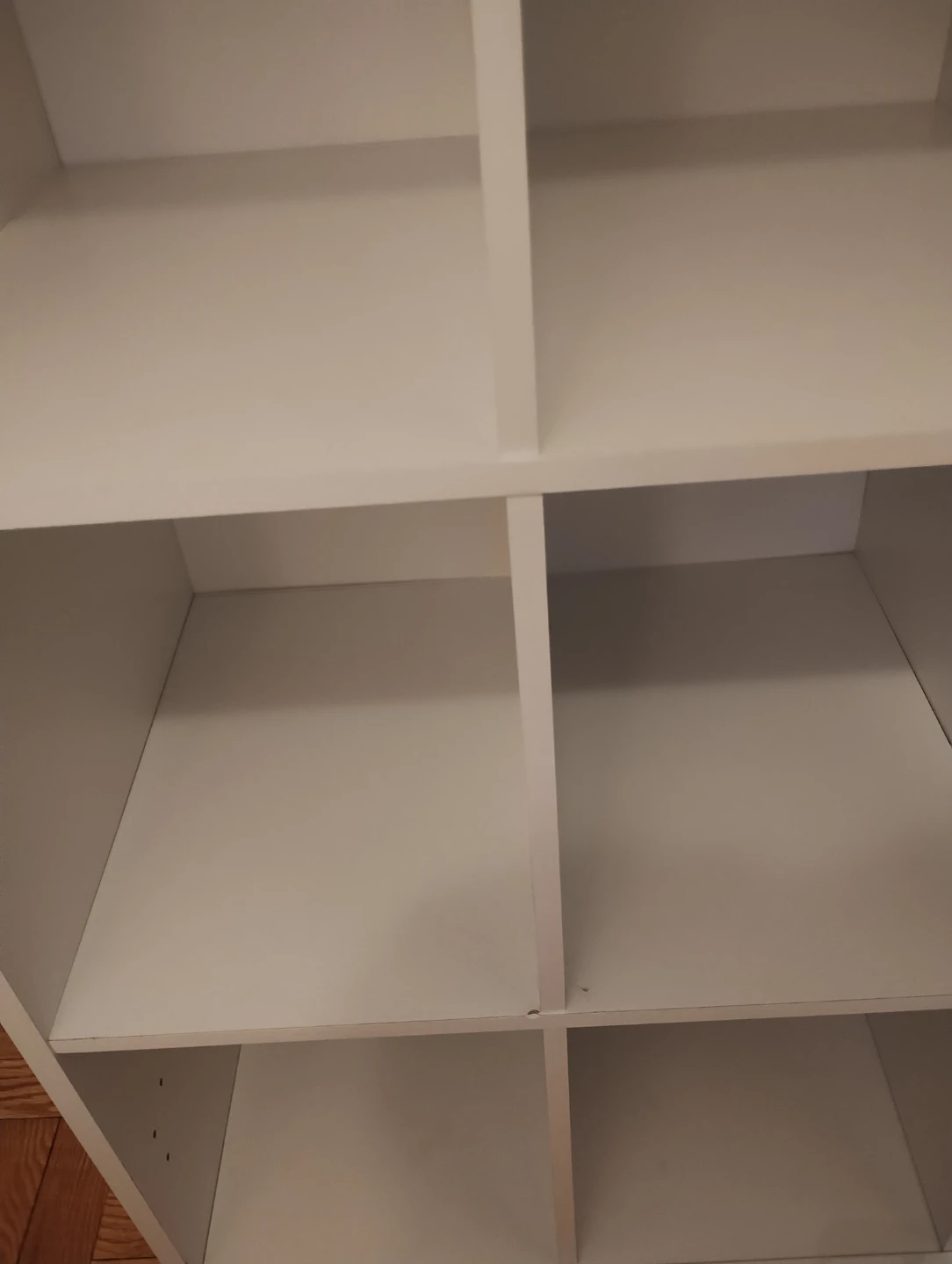 White 6-Cube Storage Shelf - photo 4