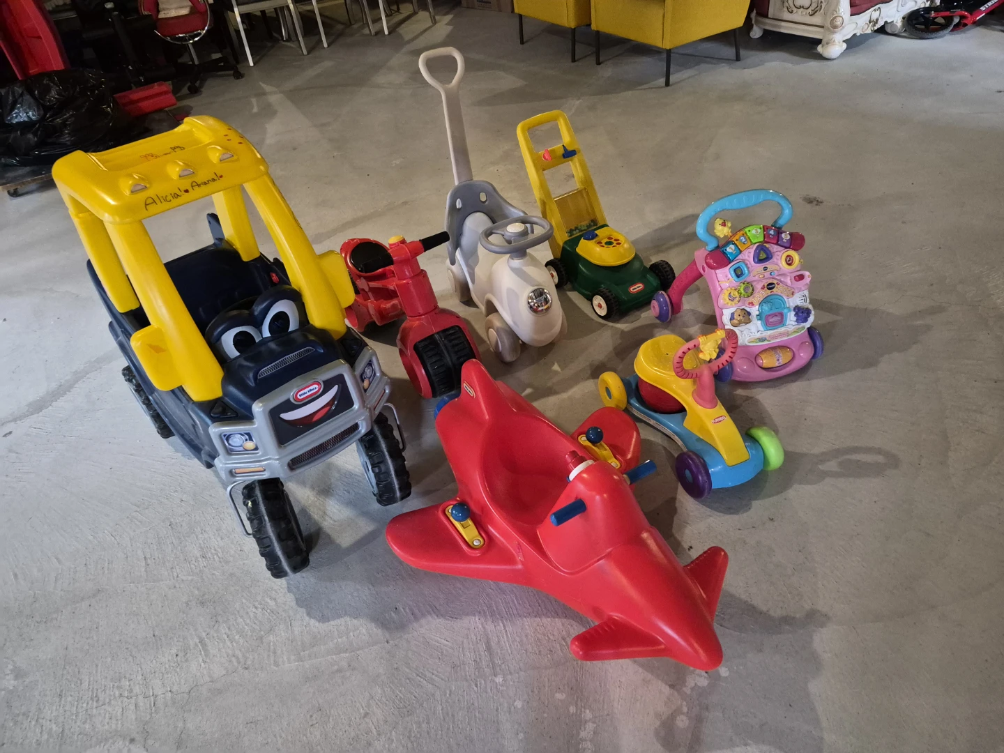 Little Tikes Push Car and Variety of Ride-On Toys