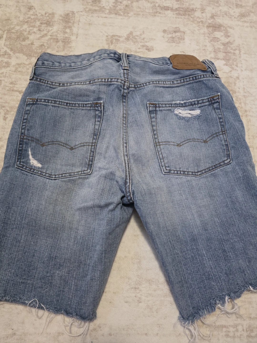 American Eagle Distressed Denim Shorts Men's Size 30 - photo 2
