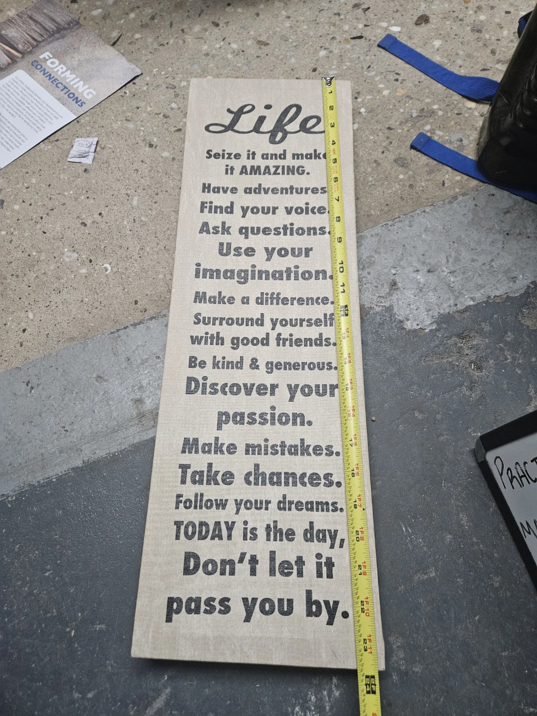 Inspirational "Life" Wall Art - photo 2