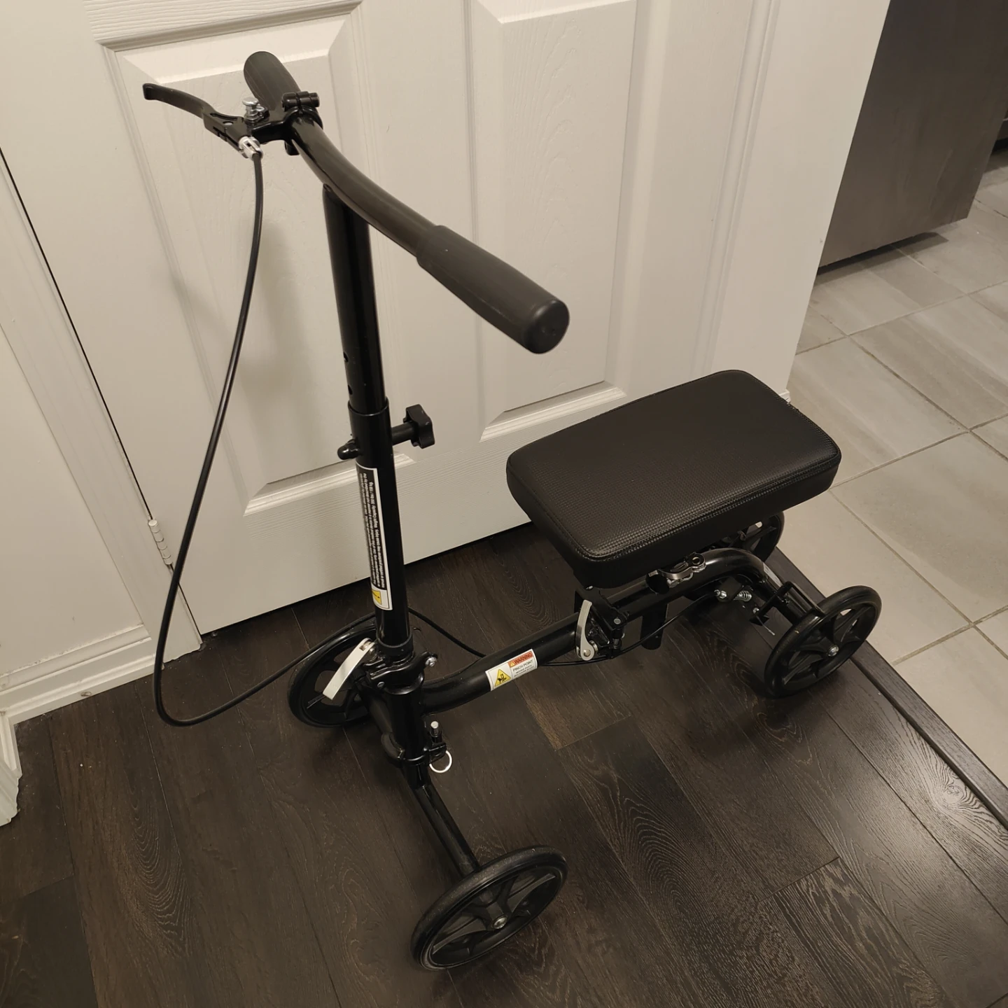 Black Medical Knee Scooter Walker - photo 3