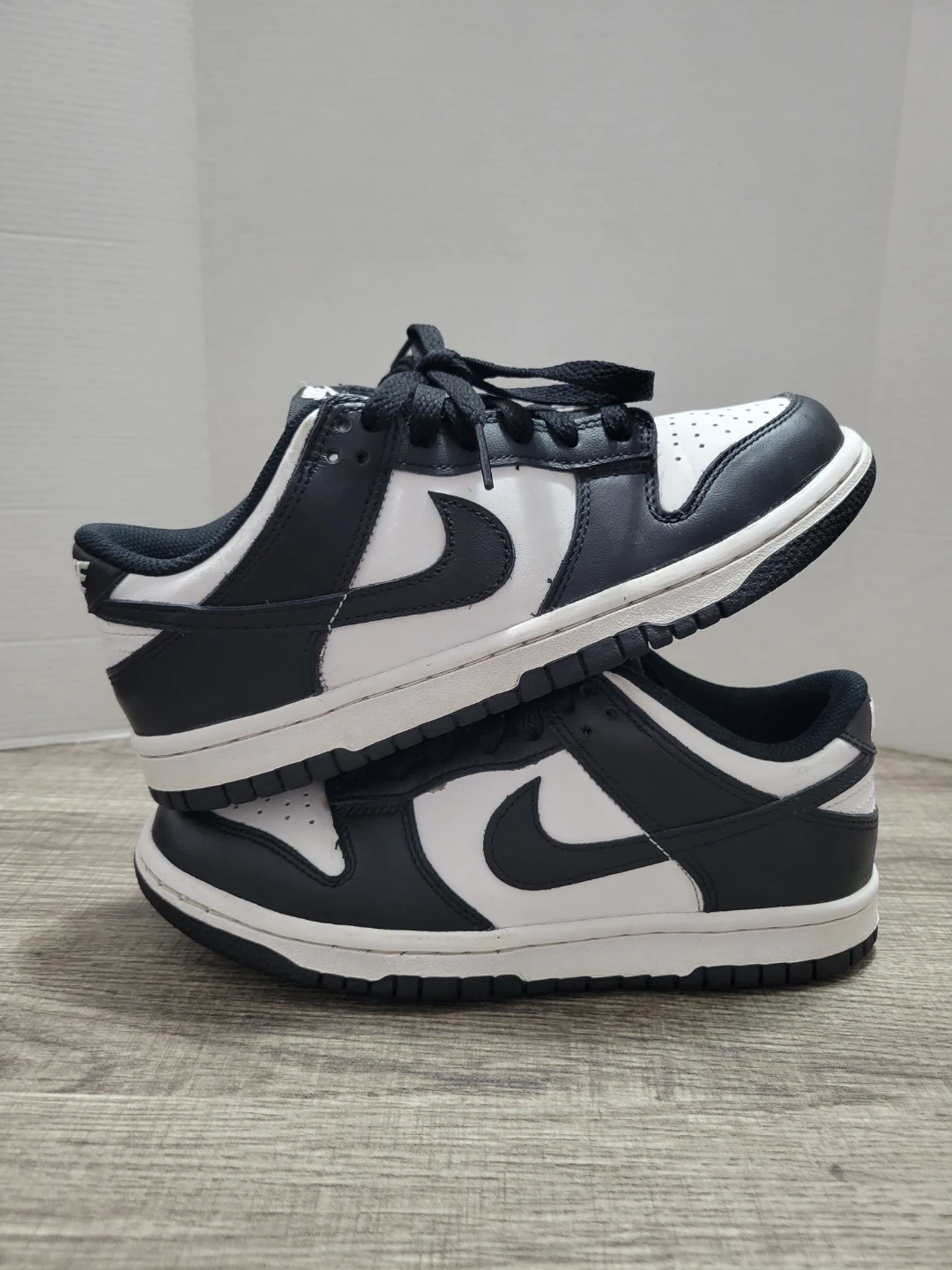 Nike Dunk Low CW1590-100 Black White Youth Size 4.5Y