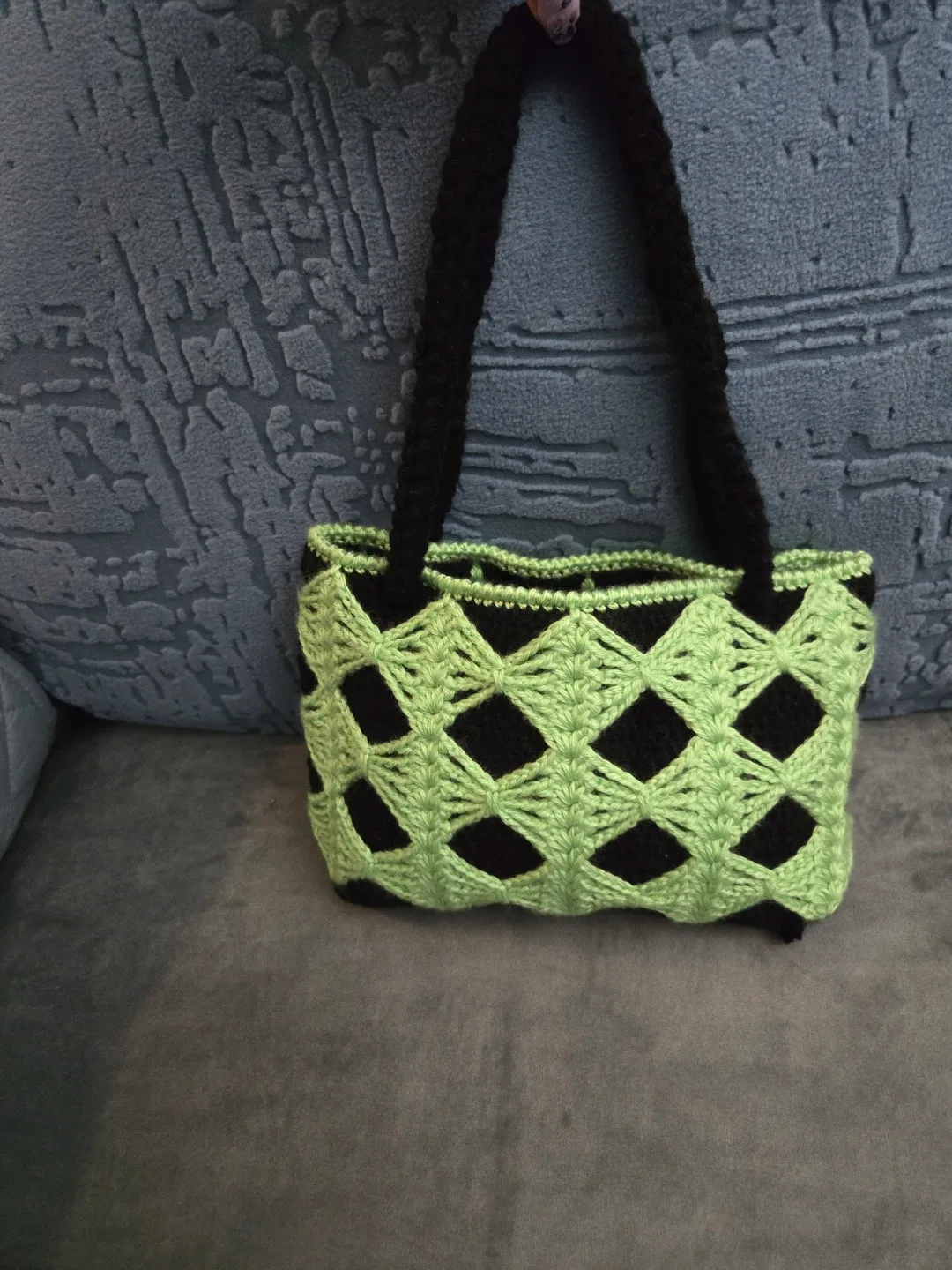 Crochet purse