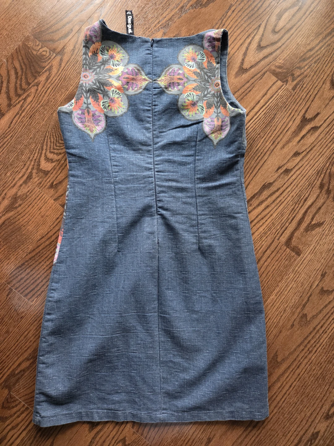 Desigual Denim Dress with Floral Print - photo 3