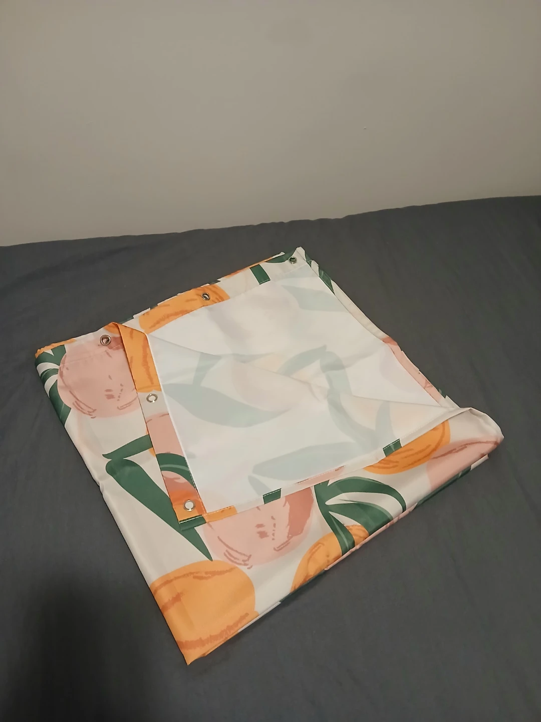 Orange and Pink Peaches Shower Curtain - photo 2