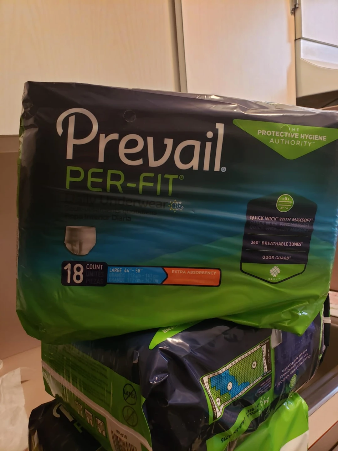 Prevail Per-Fit Large Adult Underwear (18 Count)