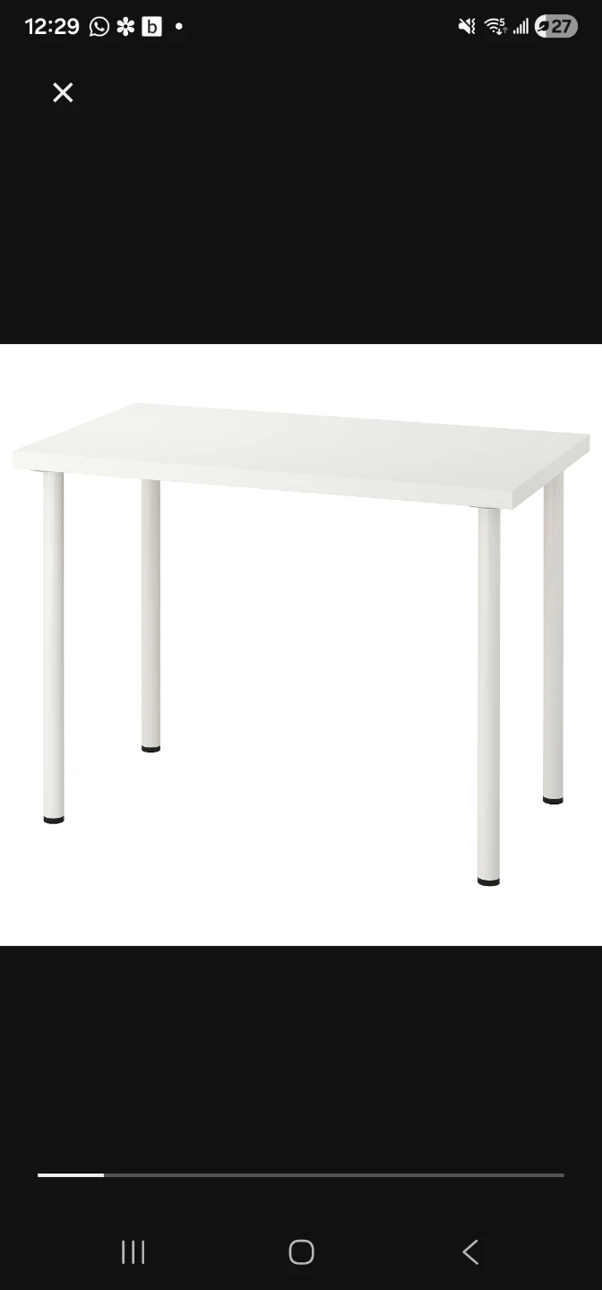 White IKEA Desk/Table