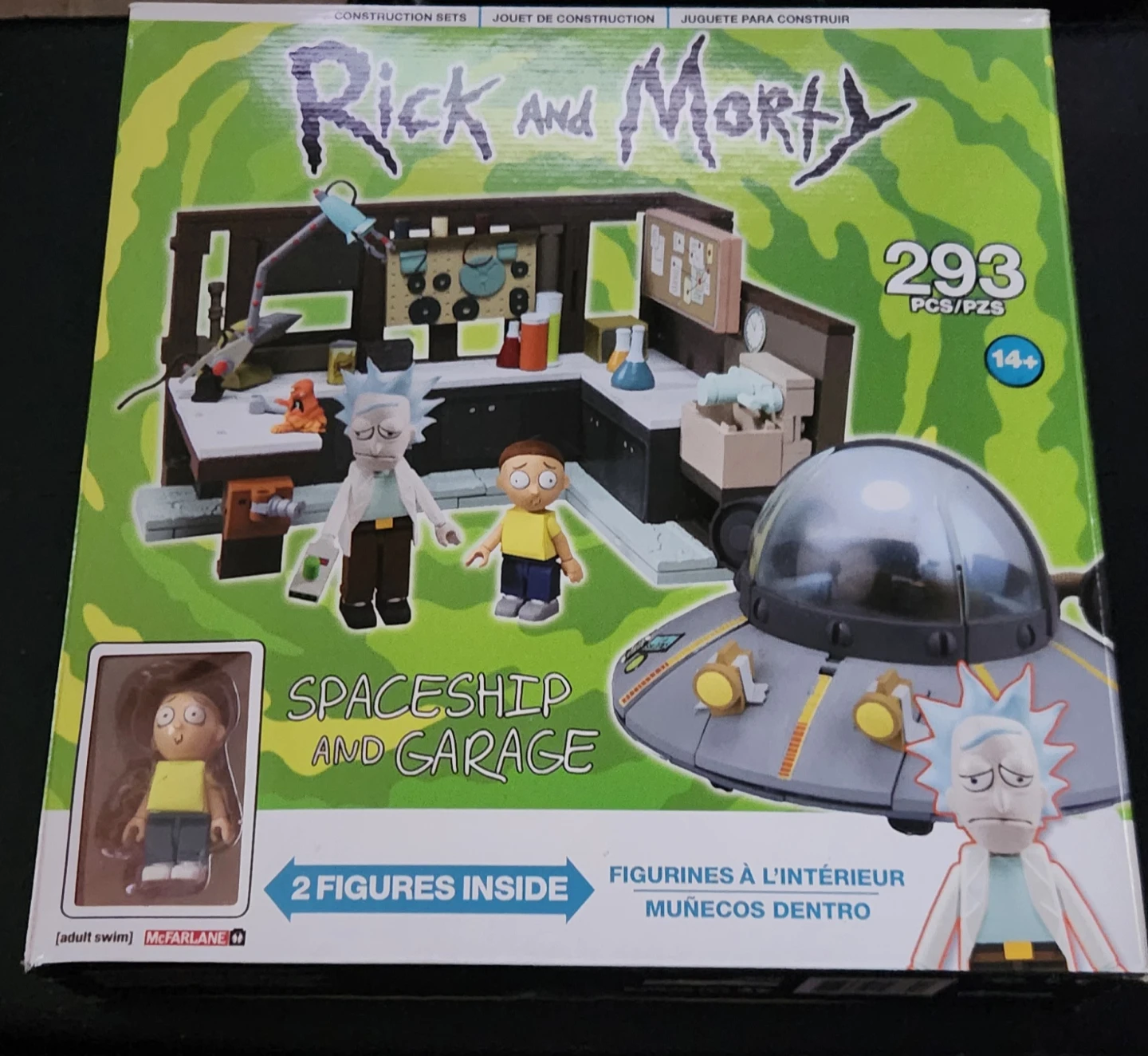 McFarlane Toys Rick and Morty Spaceship and Garage Set 🌱