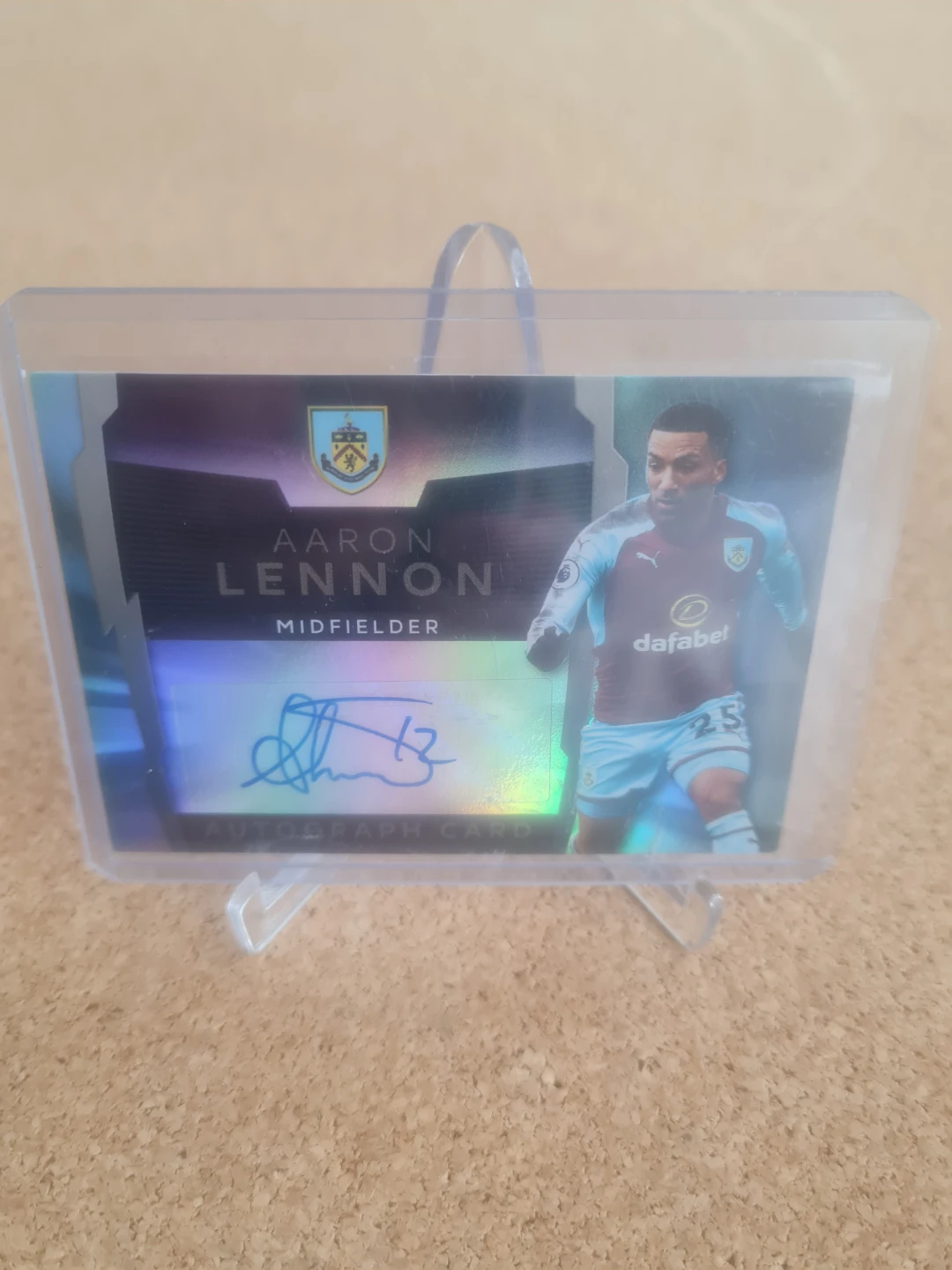 Aaron Lennon Autograph Card