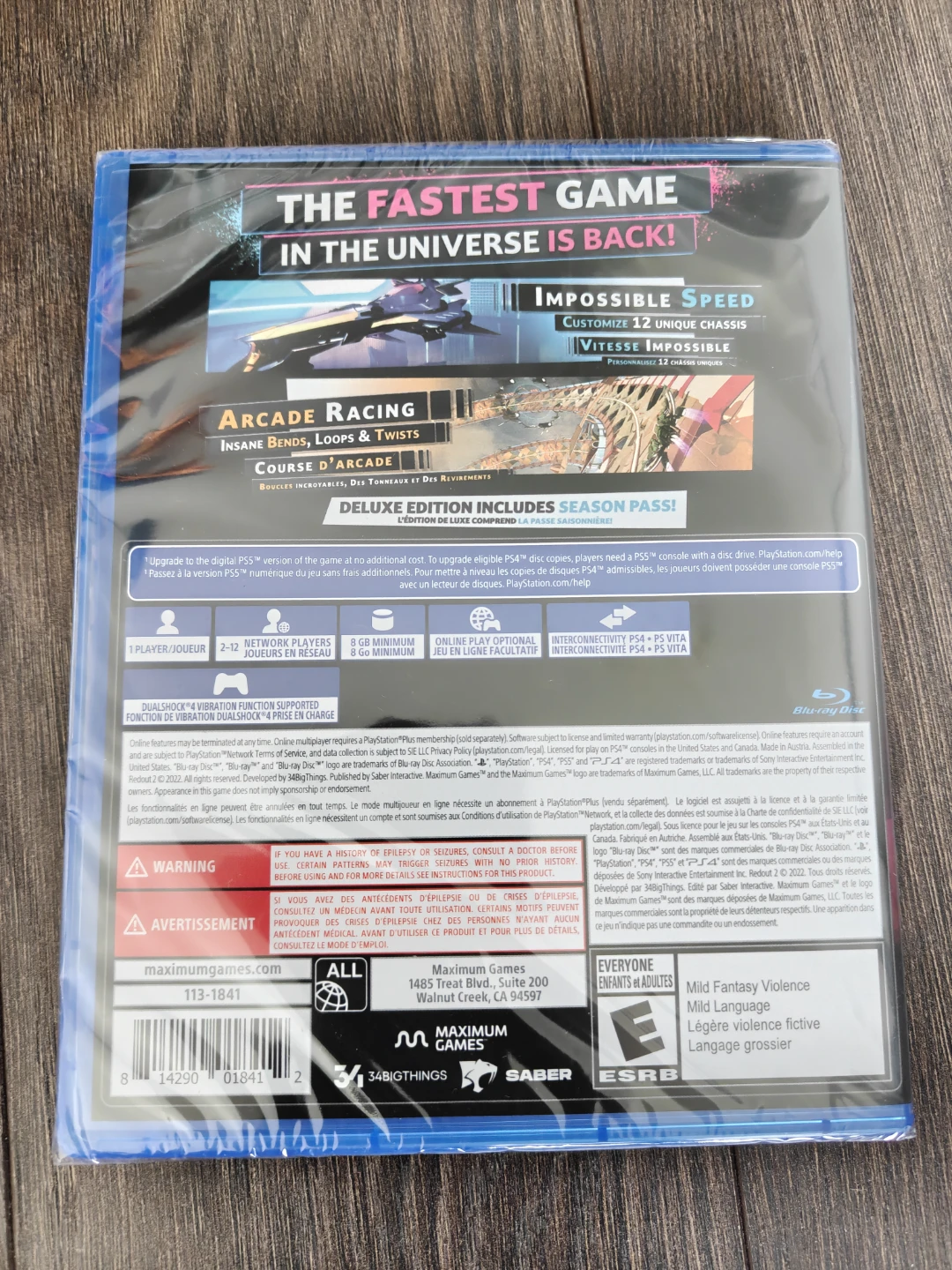 Redout II Deluxe Edition PS4 / PS5 (new, sealed) - photo 2