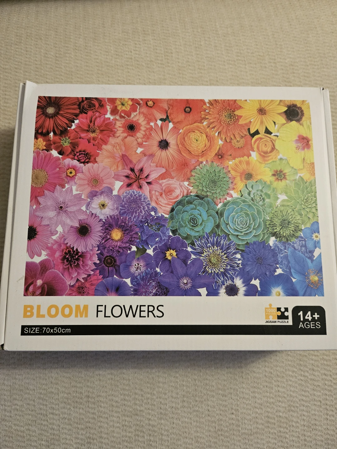 Bloom Flowers 1000 Piece Jigsaw Puzzle