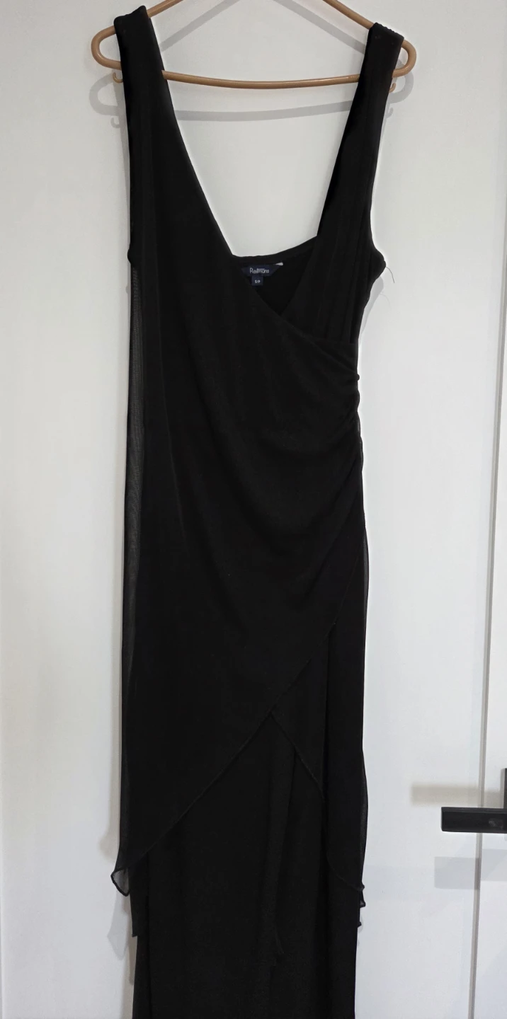 Black Sheer Overlay Dress