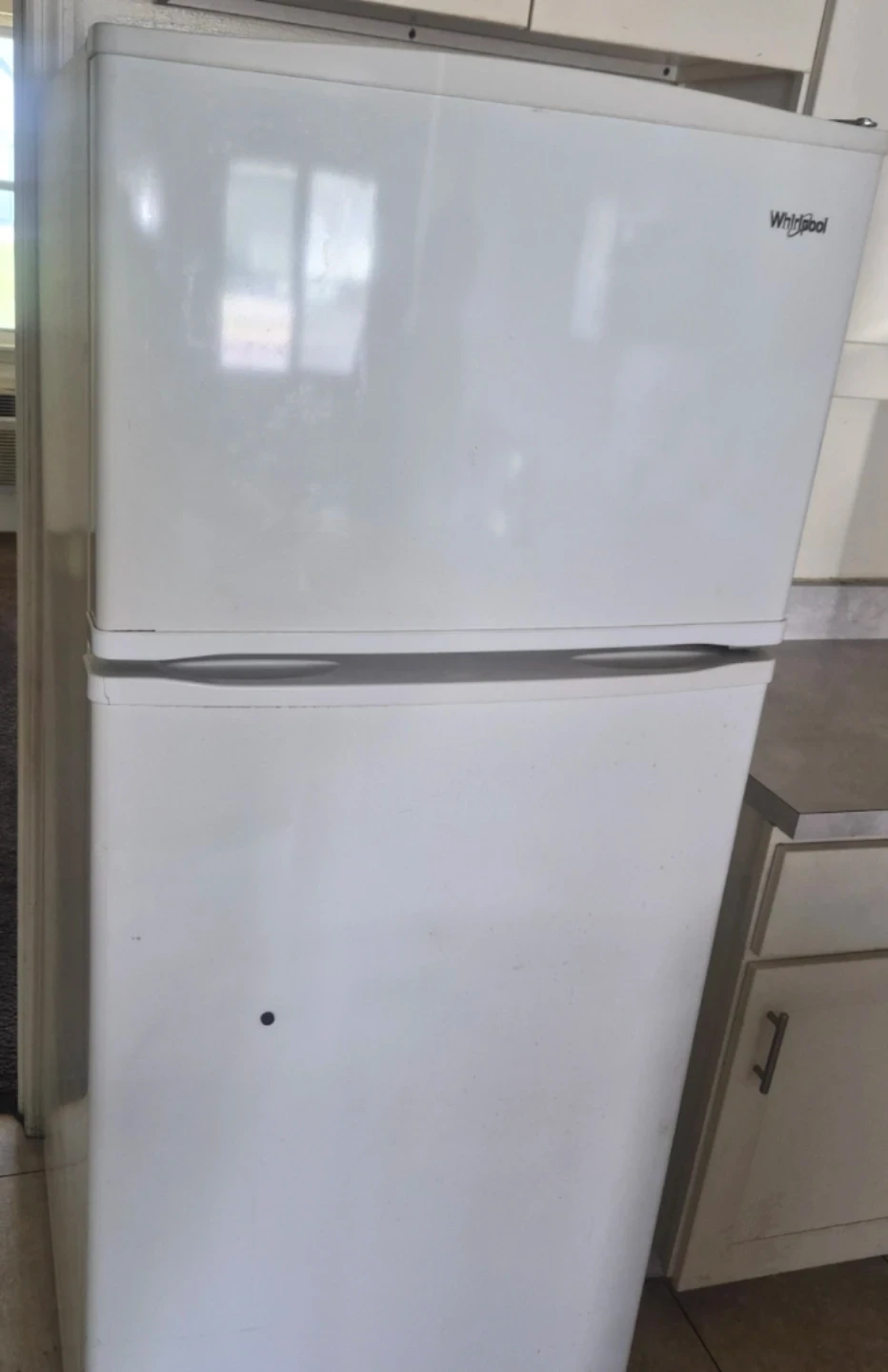 White Whirlpool Refrigerator