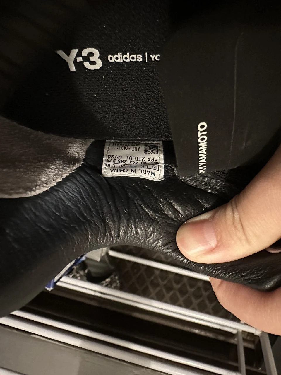 Adidas Y-3 Yohji Yamamoto Black Sneakers - photo 4