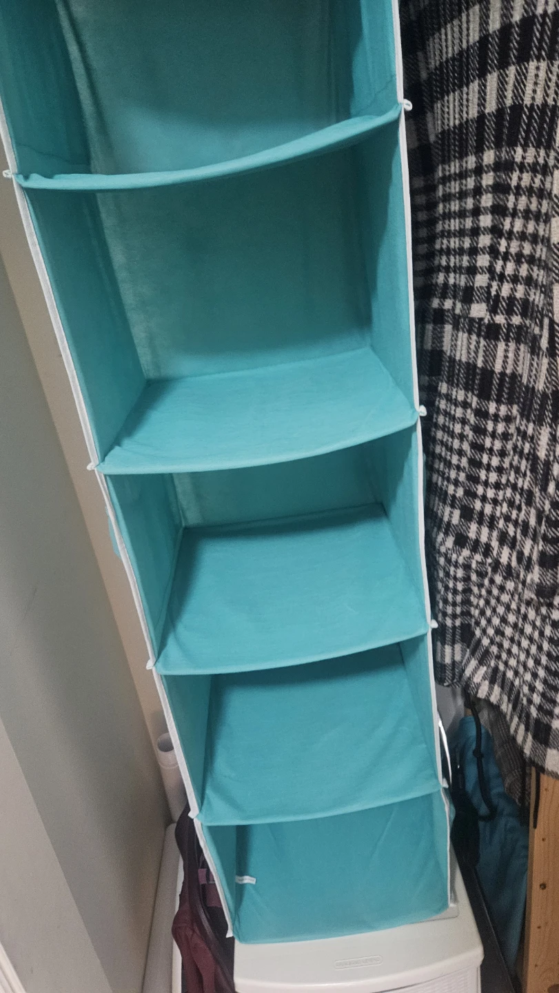 Hanging Closet Organizer - Teal - photo 5