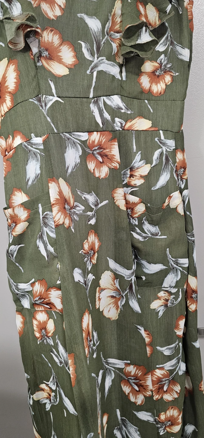 New brand Zara Basic Fashion Women's Floral Print Midi Dress 🌱 - photo 4
