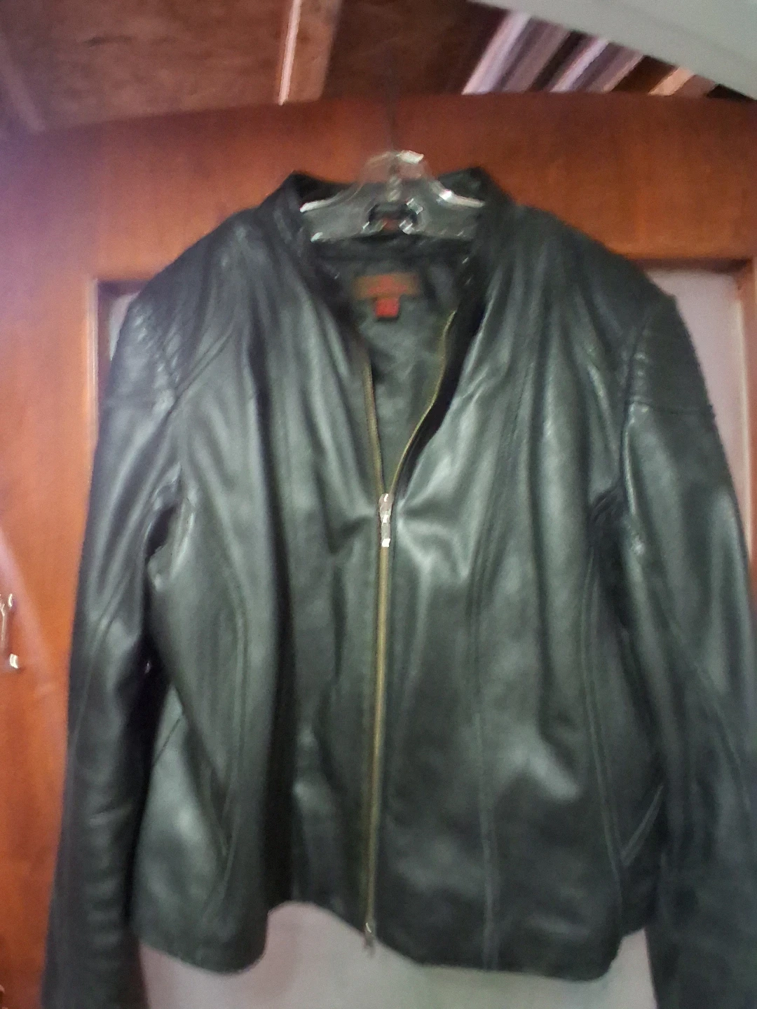 DANIER Leather Jacket - Black - Size XXL - photo 2